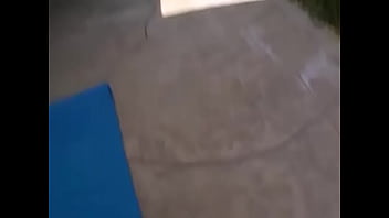 Haley sweet cute af 19 yo huge cock pov blowjob poolside and cum facial wow a