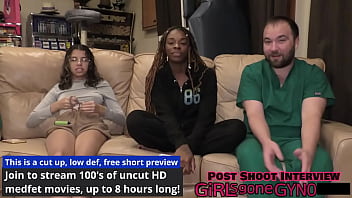 Student interns giggles