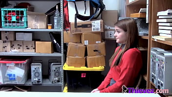 Rosalyn is stripped down by horny agent with a big cock who bangs her hard and deep in different poses while moaning with extreme pleasure check out thievez for much more