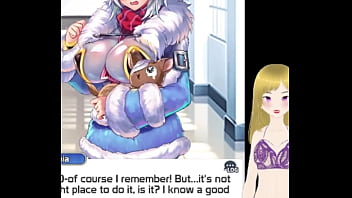 Anime girl getting her big tits fondled and lactating