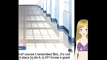 Anime girl getting her big tits fondled and lactating