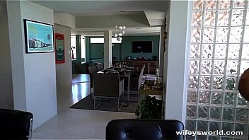 Huge titty milf gets big cum blast facial