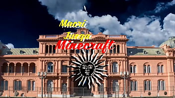 Macri juega minecraft intro