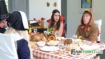 Fucking before thanksgiving fest with family chanel camryn tiffani madison