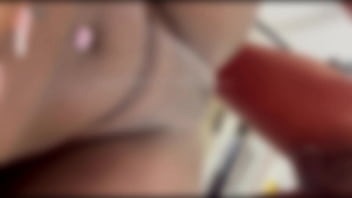 Wife takes cum in her ass and cuckold husband can't hold it and cums in her pussy while the cum drills out of her ass