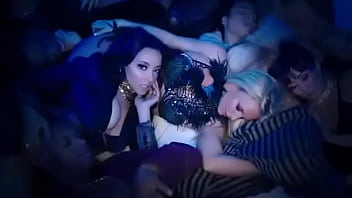 Blonde milf getting naughty with black teen