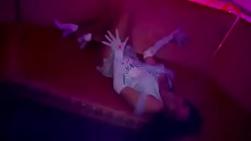 Blonde milf getting naughty with black teen