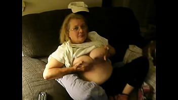 Sue starnes playing with her jugs