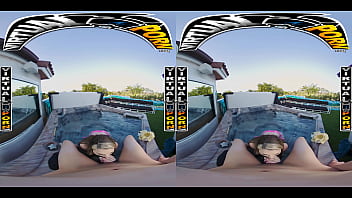 Virtual porn kimberly snow notices johnny's boner in the hot tub & can't resist getting a taste of it