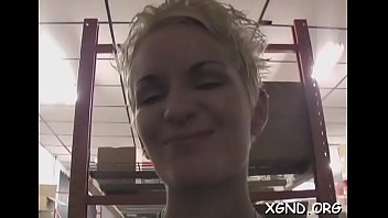 Dazzling blonde christen enjoys sex