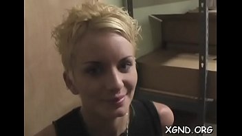 Dazzling blonde christen enjoys sex