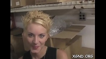 Dazzling blonde christen enjoys sex