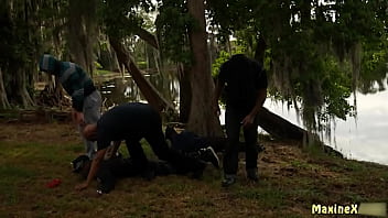 Oriental babe maxine x got bbc dicked by all those vigorous studs