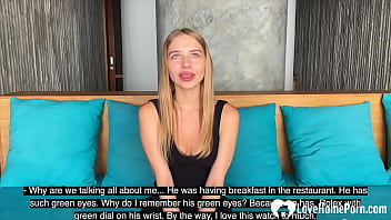 I fucked blond hottie in doggy