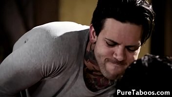 Hitch hiking blonde babe in cocksucking trio