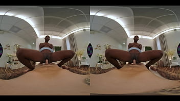 Black ebony girl gives african massage horny naughty zaawaadi happy ending sex vr 360 porn