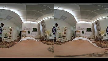 Black ebony girl gives african massage horny naughty zaawaadi happy ending sex vr 360 porn