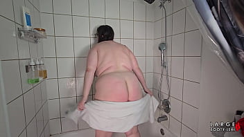 Bbw bedtime routine strip shower and lingerie tease 4k landscape