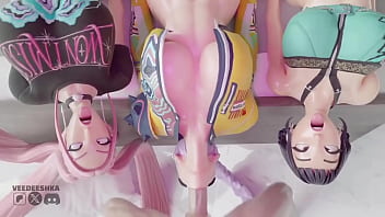 Kpop fortnite with the main 3 and heslie