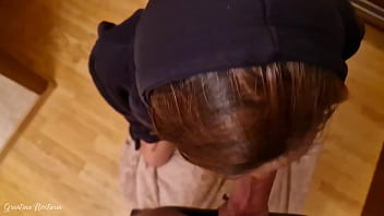 Hot stranger in a hood gave me a blowjob