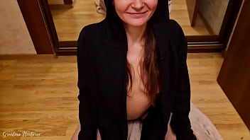 Hot stranger in a hood gave me a blowjob