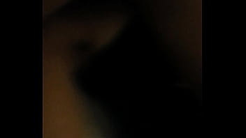 Leather babe sucks cock