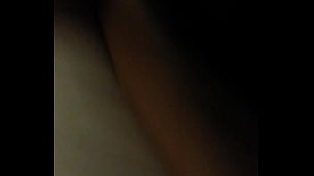 Leather babe sucks cock