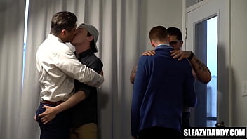 Angry Stepdaddies Fucking Stepsons In Foursome thumbnail