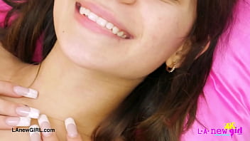 Cute girl next door vibes naked close up