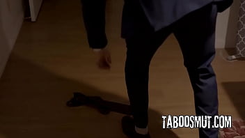 Blonde housewife cheats on her husband