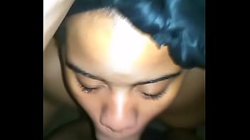 Me gagging this thick red bone