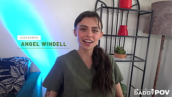 Angel windell gives a cock inspection