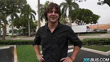 Lily love's amazing tits on the 305bus 2