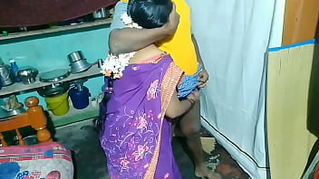 Uncle having sex while indian aunty is cleaning the house