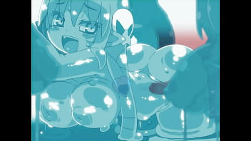 Slime girl getting pounded by hard dick