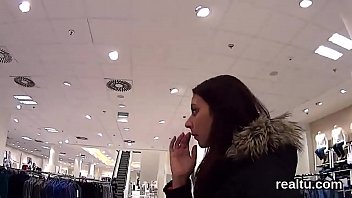 Luscious czech kitten is tempted in the supermarket and screwed in pov