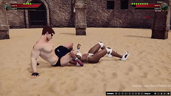 Jerle vs avalynn nf3d mixed kinky combat
