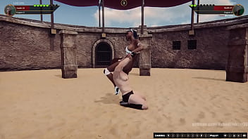 Jerle vs avalynn nf3d mixed kinky combat