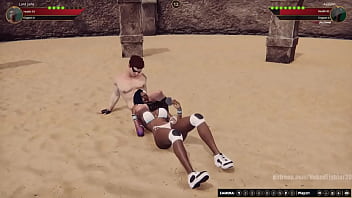 Jerle vs avalynn nf3d mixed kinky combat