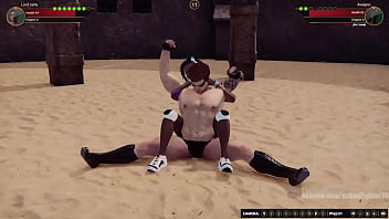 Jerle vs avalynn nf3d mixed kinky combat