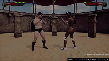 Jerle vs avalynn nf3d mixed kinky combat