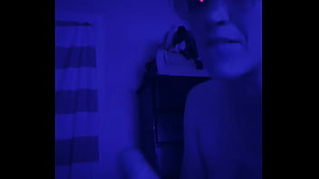 Danni b sucking a golf ball through a water hose