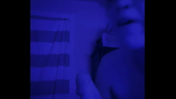 Danni b sucking a golf ball through a water hose