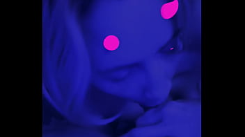 Danni b sucking a golf ball through a water hose