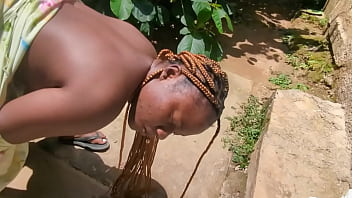 She loves to fuck my dick outdoor