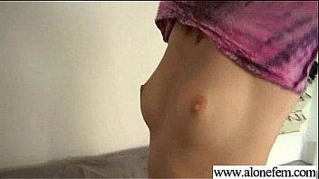 Alone cute girl masturbating with things video 22