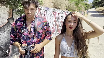 Full anal sex with this teen tourist