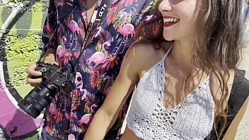 Full anal sex with this teen tourist