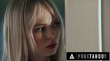 Exchange student catches femdom milf