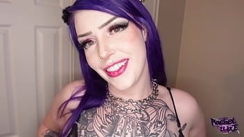 Thick anime goth girl gets pussy creampie from big dick